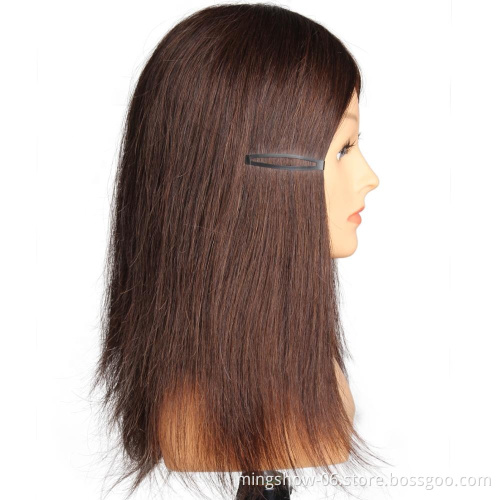 No minimum order quantity female head mannequin with shoulder human hair for sale